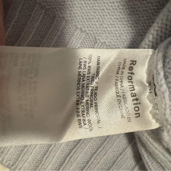 Reformation Calloway regenerative wool crew - Picture 3 of 4